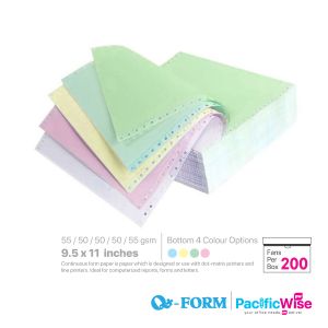 QForm/Computer Form 5 Ply Colour/Kertas Komputer/9.5" x 11"