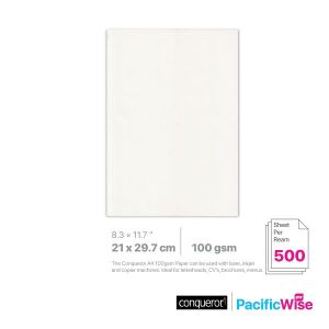 Conqueror/Wove Paper/Kertas Wove 100gsm/Material Paper/A4 (500'S)
