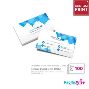 Customized Digital Printing Name Card (230GSM Ivory White)