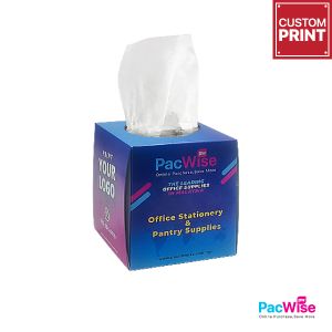 Customized Printing Facial Tissue Box/Cube Box/Tisu Pop Up/Tissue Paper/2 Ply (100 Sheets x 1 Box)