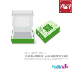 Customized Printing Hinged Lid Boxes (Boxboard Grey Back)