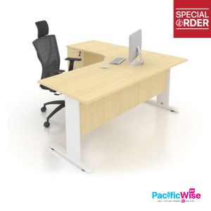 Office Table/Desk & Work Tables/M Series/MT1518F/Meja Office/Meja Kerja/Office Desk/L Shape (Left/Right)