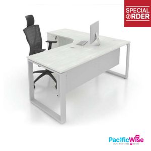 Office Table/Desk & Work Tables/S Series/SL-D1818/Meja Office/Meja Kerja/Office Desk/L Shape (Left/Right)