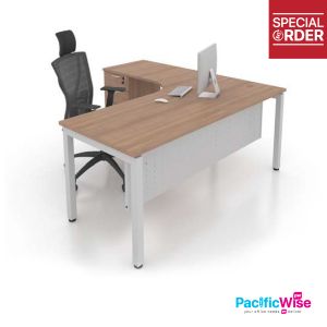 Office Table/Desk & Work Tables/U Series/UL-D1818/Meja Office/Meja Kerja/ Office Desk/L Shape (Left/Right)