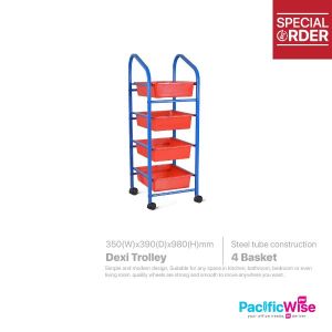 Dexi Trolley 4 Tray