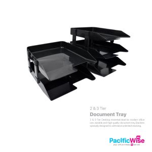 Document Tray Plastic/Plastik Dulang Dokumen/File Filing (2Tier/3Tier)