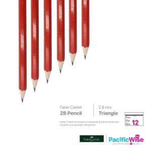 Faber Castell/2B Pencil/Pensel 2B/Writing Pen/1323 (12'S)