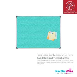 Fabric Notice Board with Aluminium Frame