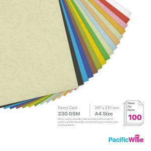 A4/Fancy Card/Kad Mewah 230gsm/Card Stock Paper (100'S)