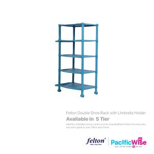 Felton Double Shoe Rack with Umbrella Holder