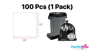 Garbage Bag/Beg Sampah/Packing Product/XXL/50" x 52" (100 Pcs x 1 Pack)