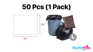 Garbage Bag/Beg Sampah/Packing Product/Large/35" x 29" (50 Pcs x 1 Pack)