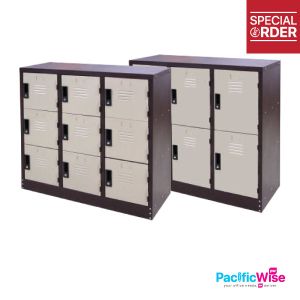 Office Cabinet/Half Height Compartment Steel Locker S128/AS/S130/AS/Loker Keluli Petak Separuh Tinggi/6 Compartments/9 Compartments/Multiple Locker/Mobile Pedestal