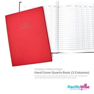 Hard Cover Quarto Book (3 Columns)