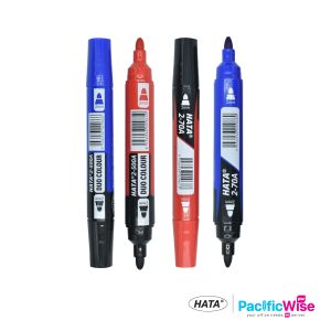 Permanent Marker/Hata/2-70A/2-500A/Penanda Kekal/Twin Tip/Duo Colour/Writing Pen/2.0mm