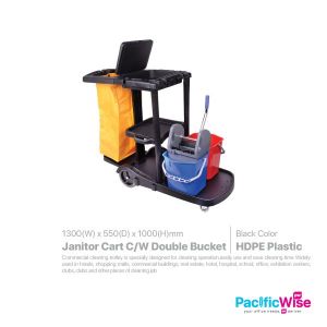 Janitor Cart Come with Double Bucket