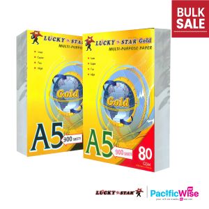 A5 Paper/Lucky Star/A5 Kertas 80gsm/A5 Kertas 70gsm/Copier Paper (900'S/Ream)