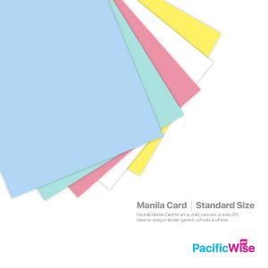Manila Card Standard Size/Saiz Standard Kad Manila/Card Stock Paper (10'S)