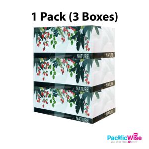 Tissue/Nature/Tisu Muka/Facial Tissue/Tissue Paper/2 Ply (3 Boxes)