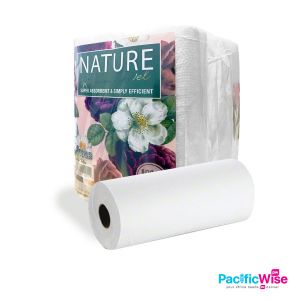 Kitchen Towel/Nature/Gulungan Dapur/Kitchen Roll/Tuala Dapur/Tissue/1 Ply (4 Rolls)