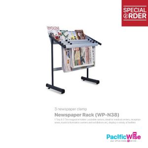 Newspaper Rack Included 3 Newspaper Clamp (WP-N38)