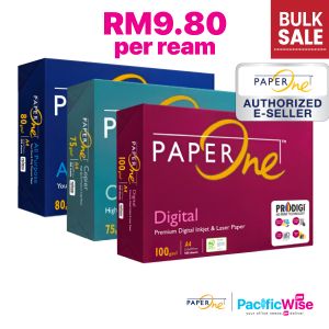 A4 Paper/PaperOne/A4 Kertas 80gsm/A4 Kertas 75gsm/A4 Kertas 100gsm/Copier Paper (500'S/Ream)