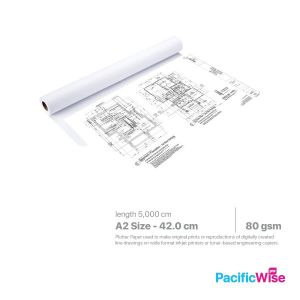 Plotter Paper/Kertas Plotter/Paper Roll/A2 Size (420mm)