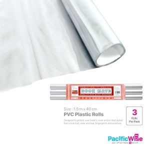 PVC Plastic Roll Clear (1.5) (3rolls)