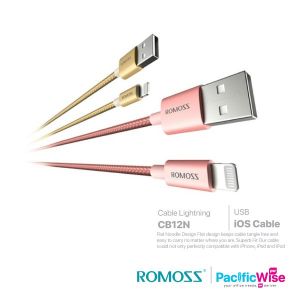 Romoss Nylon Braided 8-Pin Lightning Cable (CB12N)