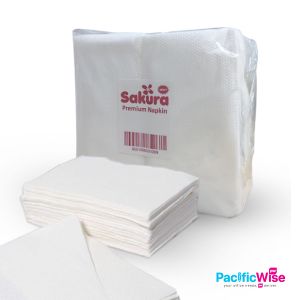 Premium Napkin/Sakura/Serbet Premium/Tisu Makan Malam/Tissue Paper/Virgin Pulp