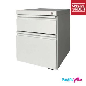 Office Drawer/Steel Mobile Pedestal S182/Alas Mudah Alih Keluli/Half Height Multiple Locker/1 Drawer/1 File