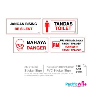 Sticker Sign Board