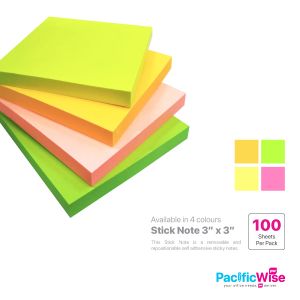 Stick Note 3X3 (Cyber Colour)