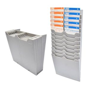 Plastic Punch Card Rack