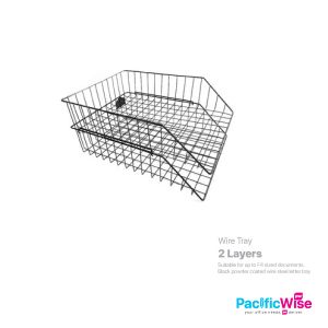 Letter Tray/Tray Wire 2 Tier/Dulang Surat 2 Tingkat/File Filing (2'S/Set)