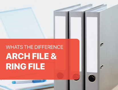 Arch File and Ring File stationery folder types - Whats the difference?