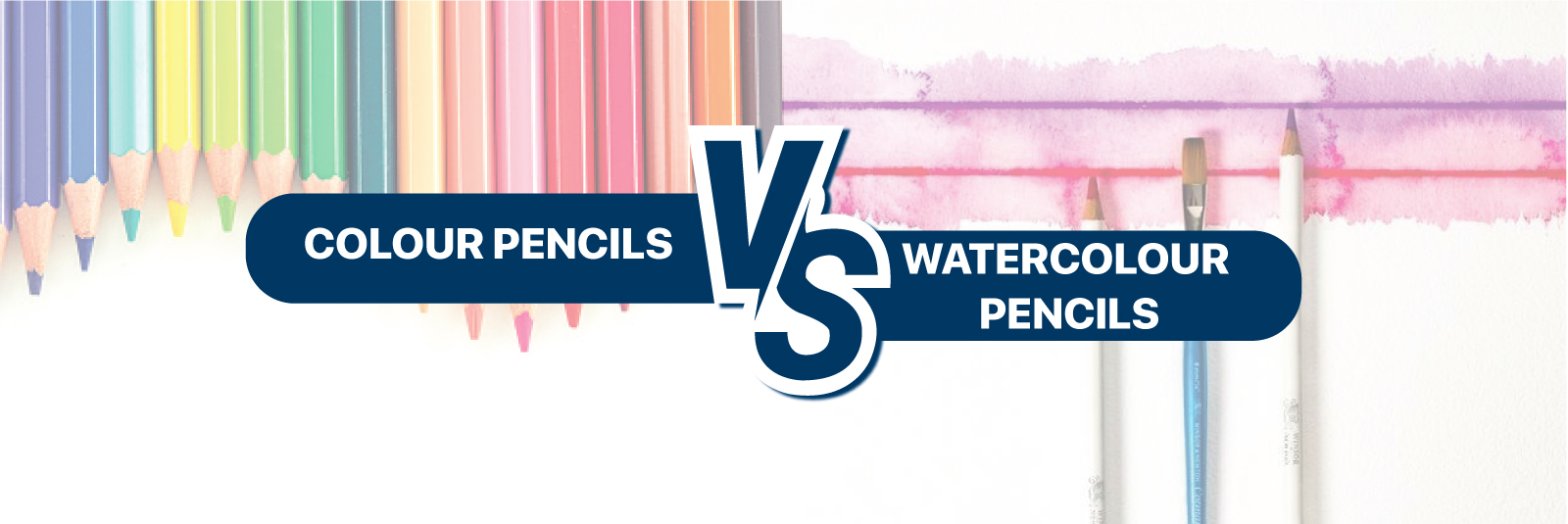 What is the difference between Colour pencils and Watercolour pencils
