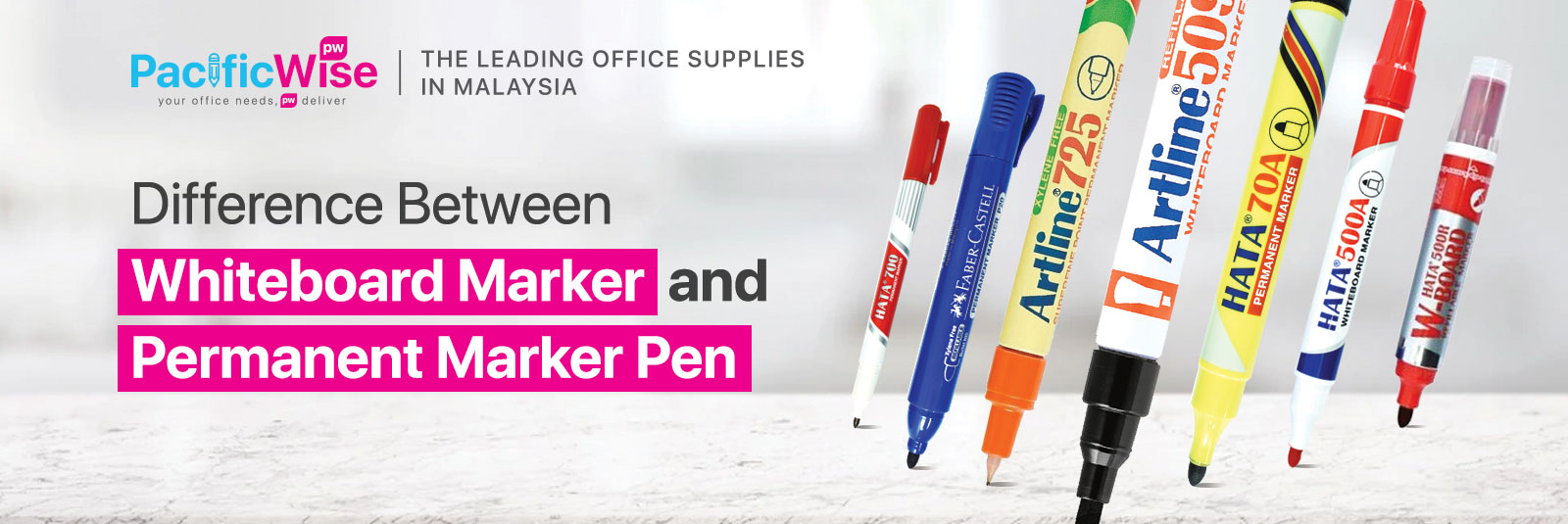 Difference Between Whiteboard Marker and Permanent Marker Pen