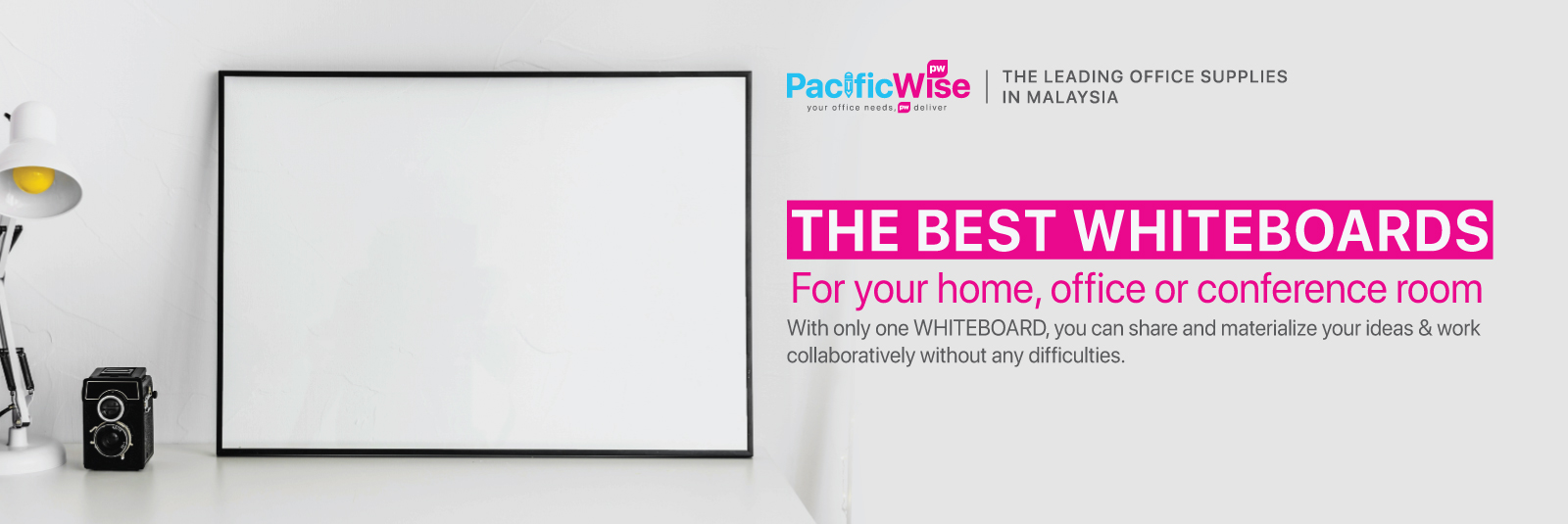 THE BEST WHITEBOARDS FOR YOUR HOME, OFFICE OR CONFERENCE ROOM - with only one whiteboard, you can share and materialize your ideas & work collaboratively without any difficulties.