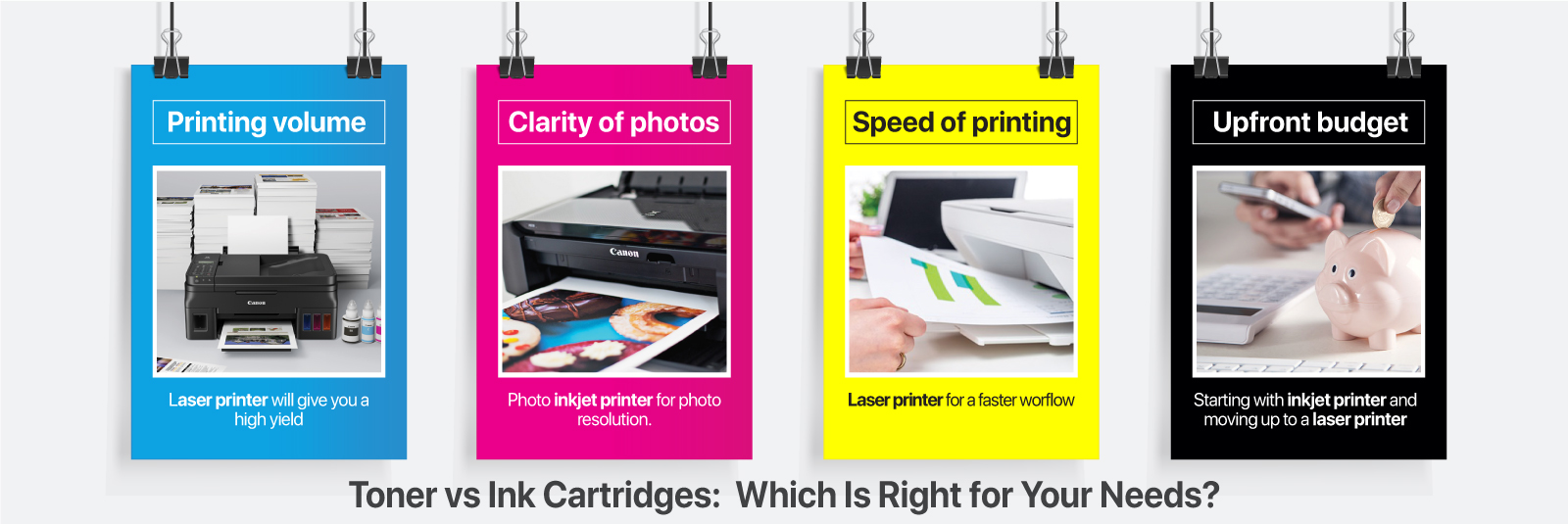 Toner vs Ink Cartridges: Which Is Right for Your Needs?
